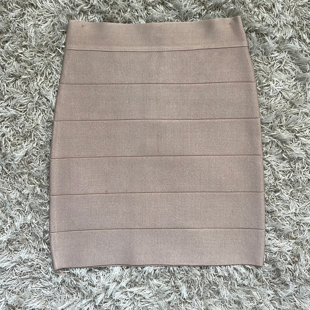 Bebe bandage mini skirt